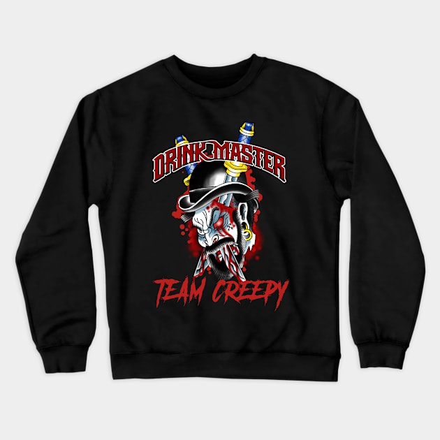 Team Creepy Crewneck Sweatshirt by creepyjason